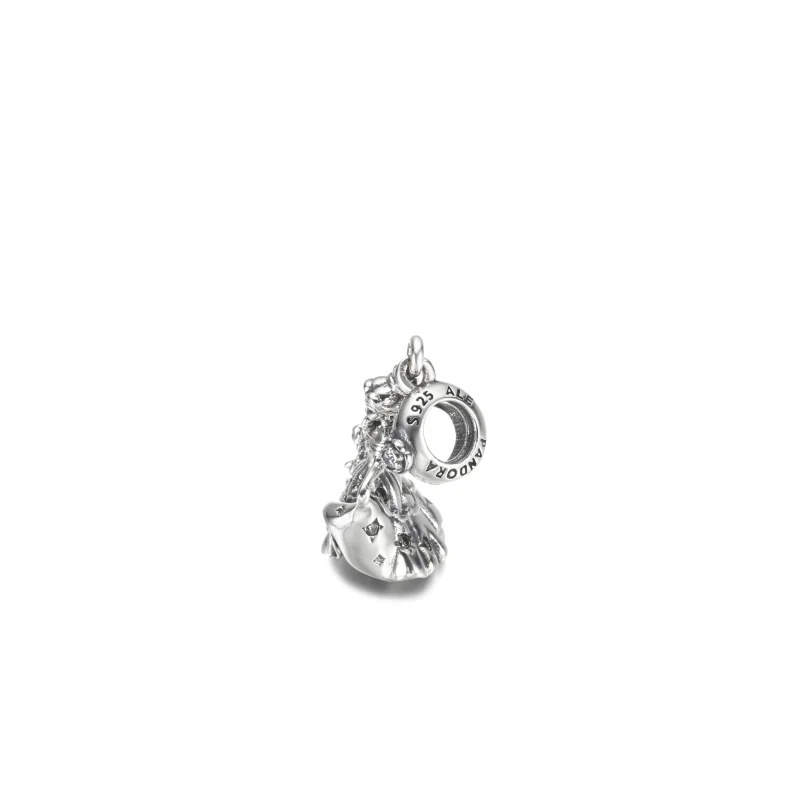 (image for) PANDORA Disney Beauty and the Beast Dancing Belle Dangle Charm - 790014C01 - View 5