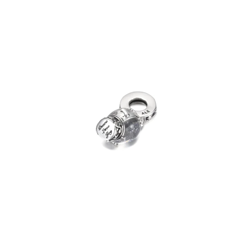 (image for) PANDORA Disney Beauty and the Beast Enchanted Rose Dangle Charm - 790024C01 - View 4