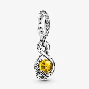 (image for) PANDORA Disney Belle Infinity & Rose Flower Pendant - 399525C01
