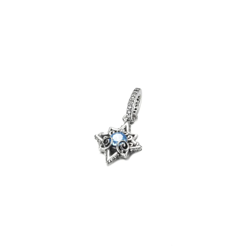 (image for) PANDORA Disney Cinderella Blue Star Pendant - 399560C01 - View 2