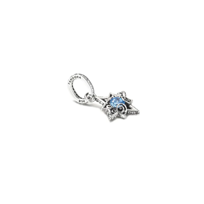 (image for) PANDORA Disney Cinderella Blue Star Pendant - 399560C01 - View 4