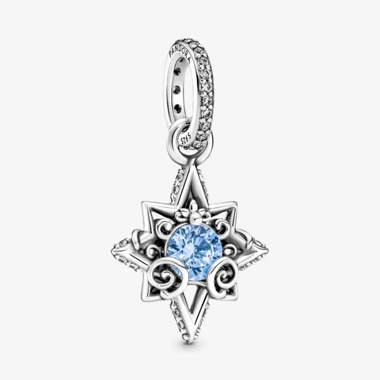 (image for) PANDORA Disney Cinderella Blue Star Pendant - 399560C01
