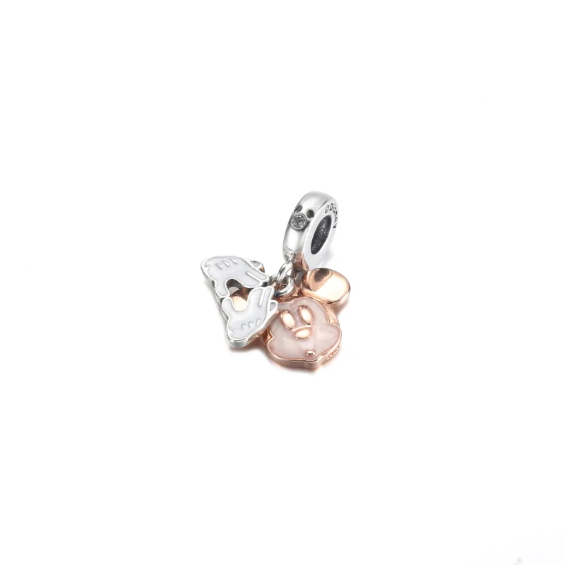 (image for) PANDORA Disney Mickey Mouse Double Dangle Charm - 780112C01 - View 2