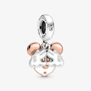 (image for) PANDORA Disney Mickey Mouse Double Dangle Charm - 780112C01