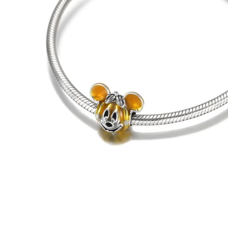 (image for) PANDORA Disney Mickey Mouse Pumpkin Charm - 799599C01 - View 5