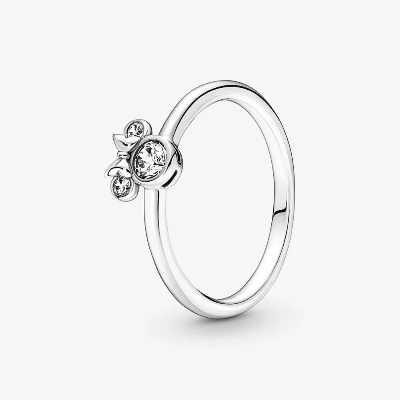 (image for) PANDORA Disney Minnie Mouse Sparkling Head Ring - 190074C01 - Product Image