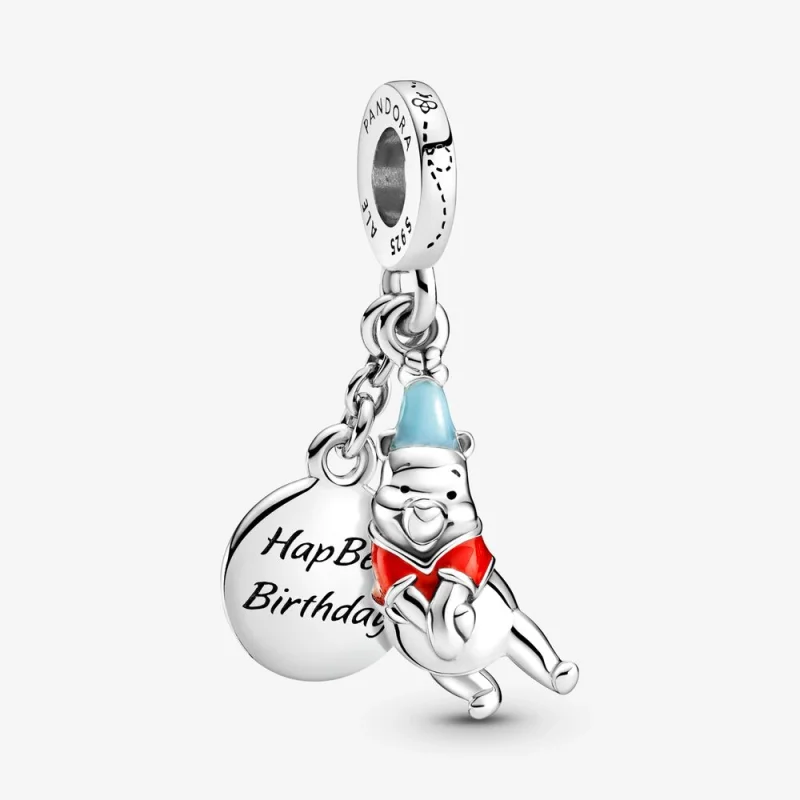 (image for) PANDORA Disney Winnie the Pooh Birthday Dangle Charm - 799385C01 - Product Image