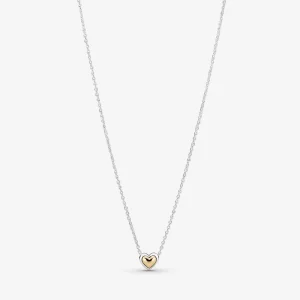 (image for) PANDORA Domed Golden Heart Collier Necklace - 399399C00