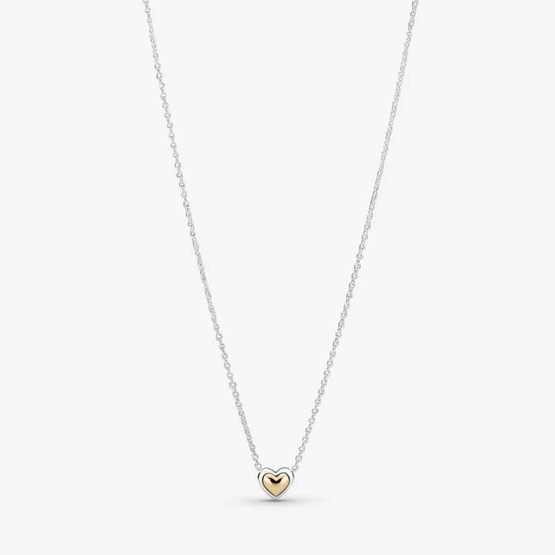 (image for) PANDORA Domed Golden Heart Collier Necklace - 399399C00 - Product Image
