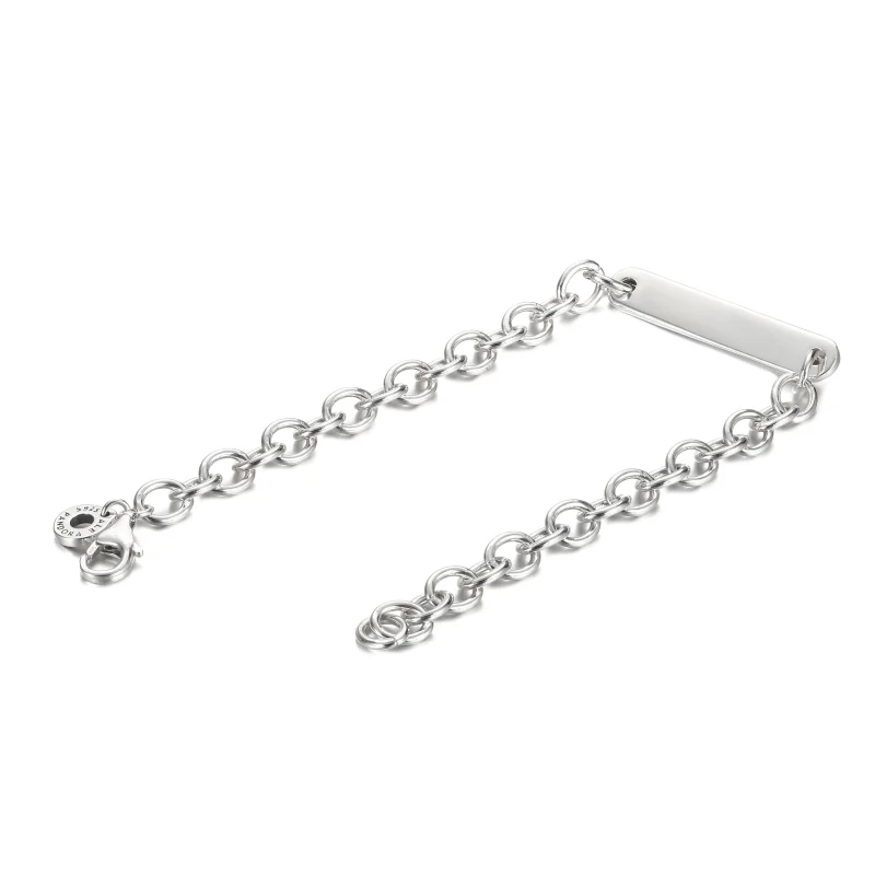 (image for) PANDORA Engravable Bar Link Bracelet - 599523C00 - View 3