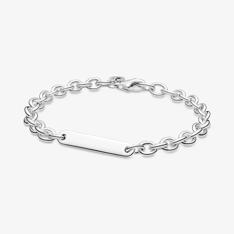 (image for) PANDORA Engravable Bar Link Bracelet - 599523C00 - Product Image
