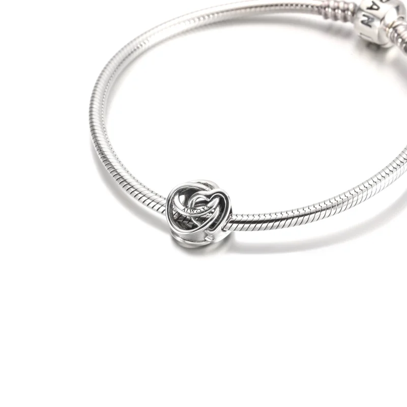 (image for) PANDORA Family Always Encircled Heart Charm - 791507C00 - View 5
