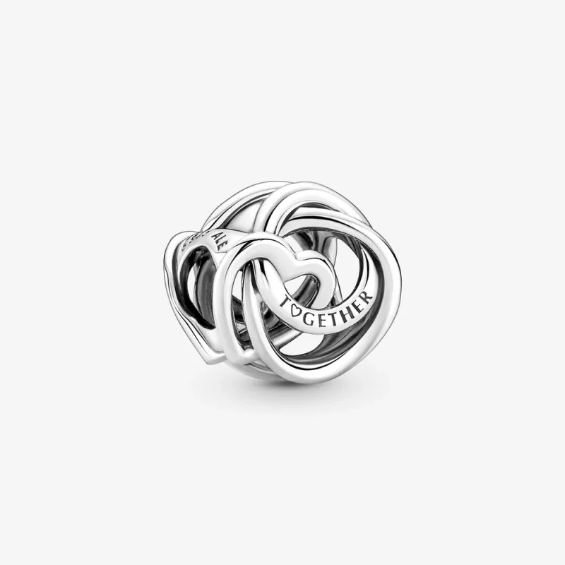 (image for) PANDORA Family Always Encircled Heart Charm - 791507C00 - Product Image