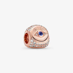 PANDORA Hamsa, All-seeing Eye & Feather Three-sided Charm - 780101C01 (image for) PANDORA Hamsa, All-seeing Eye & Feather Three-sided Charm - 780101C01