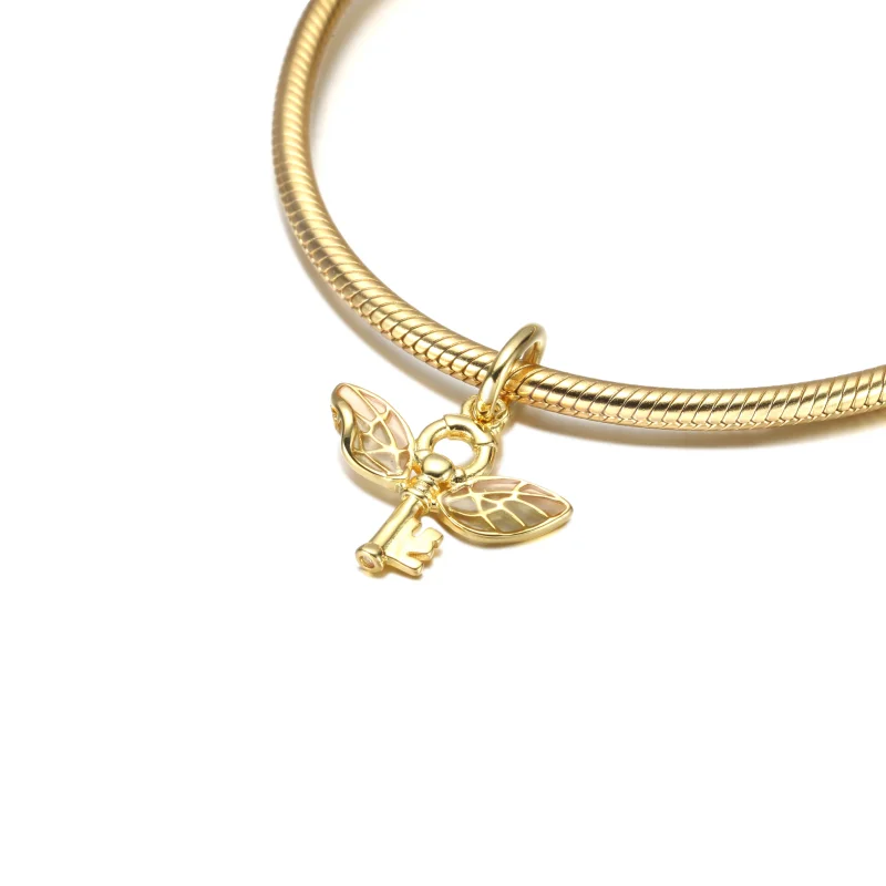(image for) PANDORA Harry Potter, Winged Key Pendant - 360034C01 - View 5
