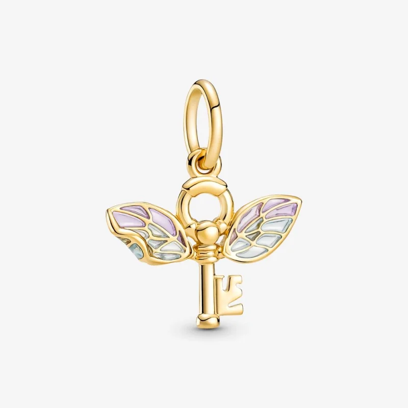 (image for) PANDORA Harry Potter, Winged Key Pendant - 360034C01 - Product Image