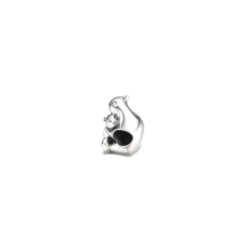 (image for) PANDORA Hugging Polar Bears Charm - 790032C01 - View 4