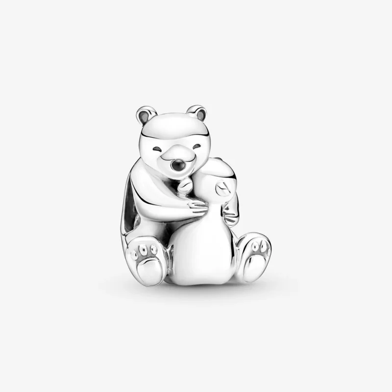 (image for) PANDORA Hugging Polar Bears Charm - 790032C01 - Product Image