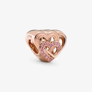 (image for) PANDORA Intertwined Love Hearts Charm - 789529C01