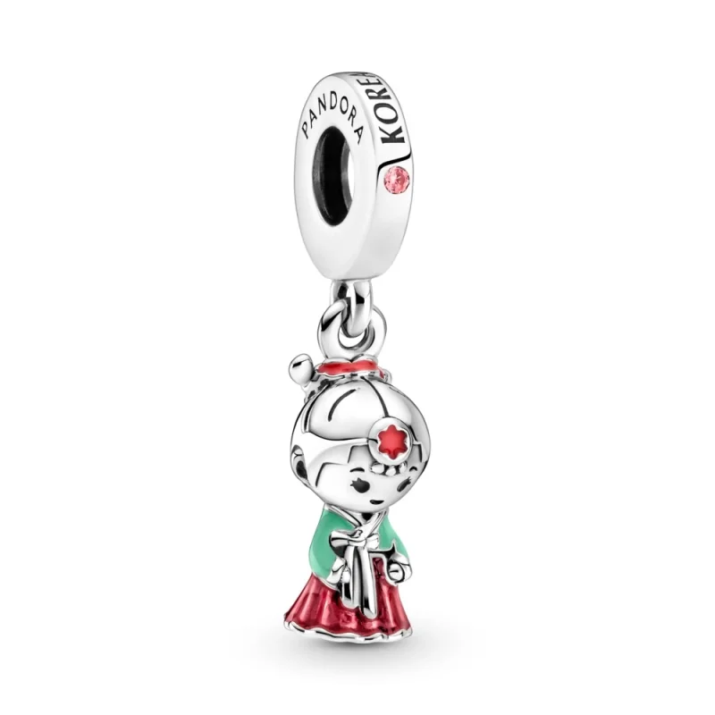 (image for) PANDORA Korean Doll Hanbok Dangle Charm - 799499C01 - Product Image
