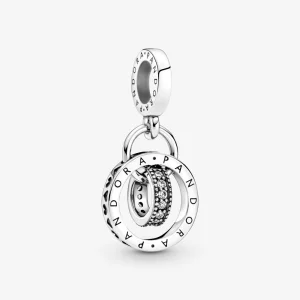 (image for) Pandora Logo Circles Dangle Charm - 799490C01