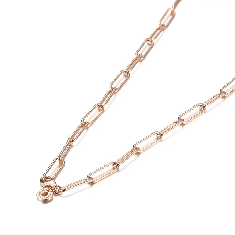 (image for) PANDORA long-link-cable-chain-necklace - 388349-45 - View 2