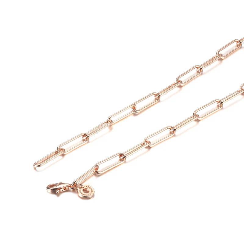 (image for) PANDORA long-link-cable-chain-necklace - 388349-45 - View 5