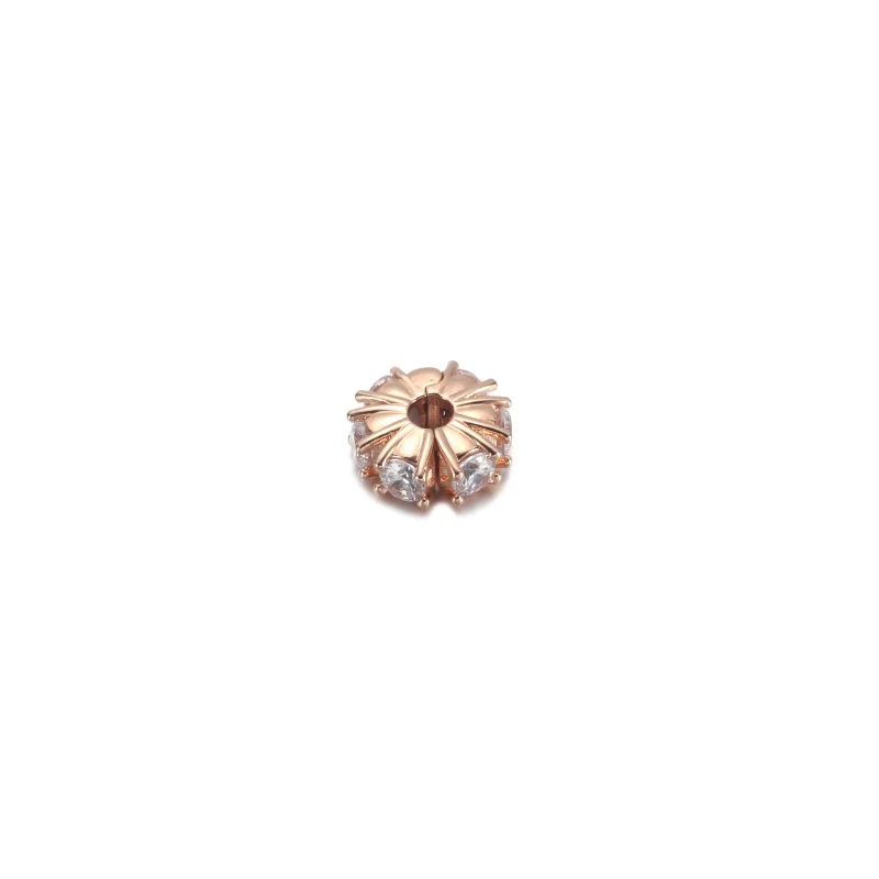 (image for) PANDORA Long Pronged Sparkling Clip Charm - 780046C01 - View 3