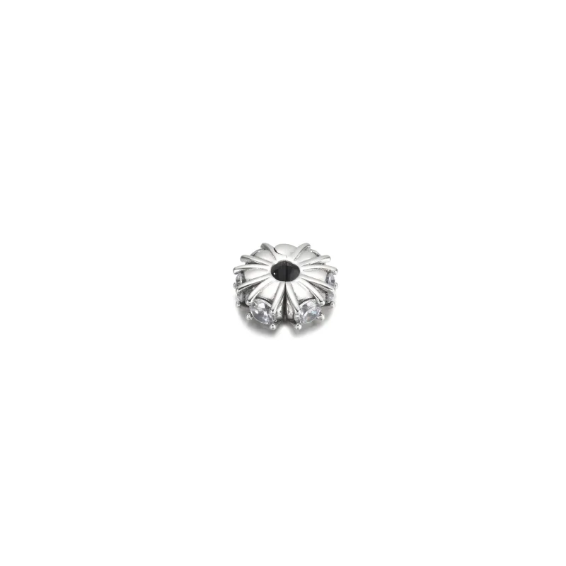 (image for) PANDORA Long Pronged Sparkling Clip Charm - 790046C01 - View 3