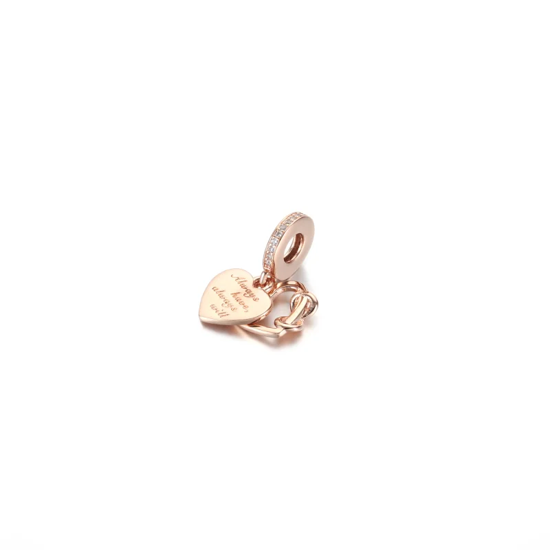 (image for) PANDORA Love You Infinity Heart Dangle Charm - 789369C01 - View 4
