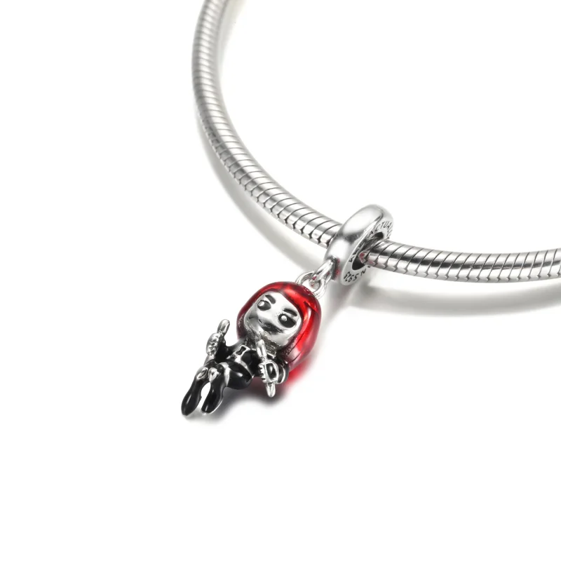 (image for) PANDORA Marvel The Avengers Black Widow Dangle Charm - 790785C01 - View 4