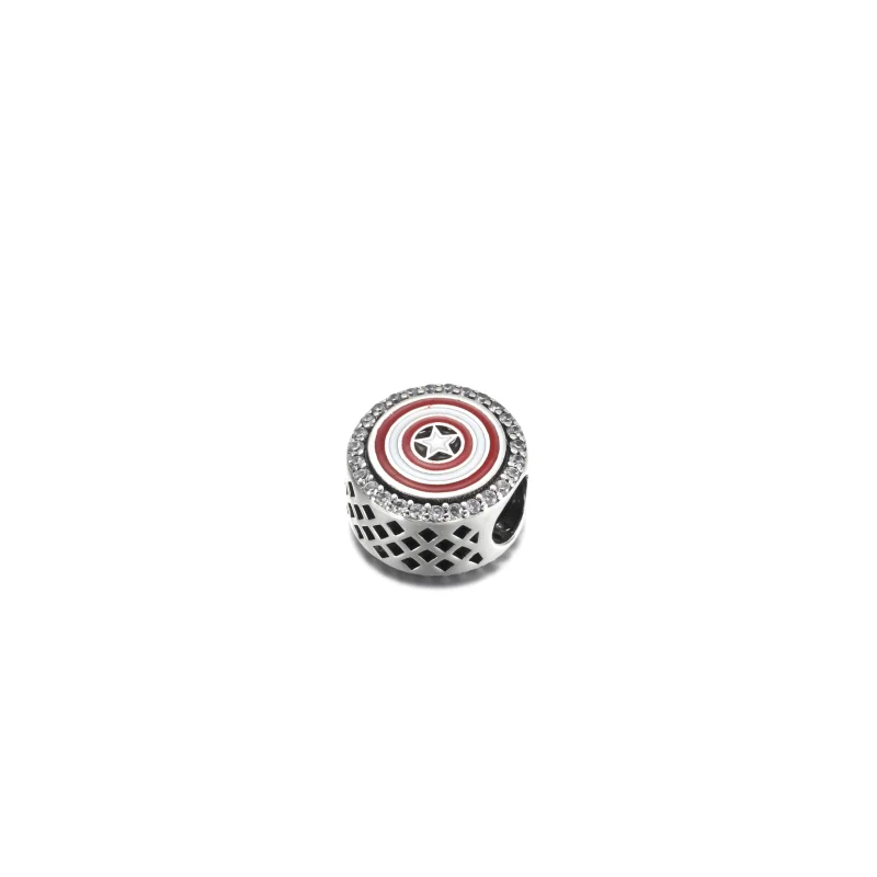 (image for) PANDORA Marvel The Avengers Captain America Shield Dangle Charm - P-D-3623 - View 2