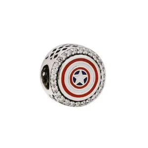 (image for) PANDORA Marvel The Avengers Captain America Shield Dangle Charm - P-D-3623
