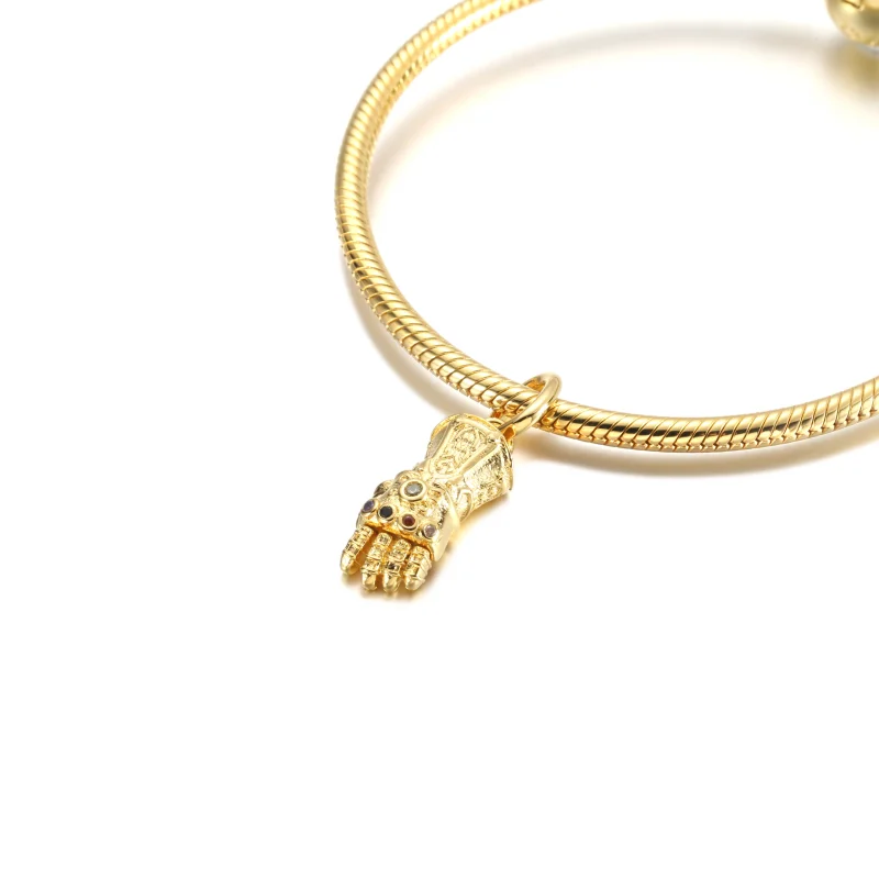 (image for) PANDORA Marvel The Avengers Infinity Gauntlet Dangle Charm - 760661C01 - View 5