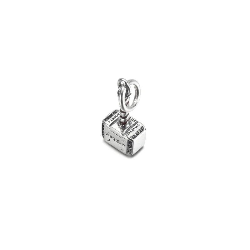 (image for) PANDORA Marvel The Avengers Thor's Hammer Dangle Charm - 790483C01 - View 3