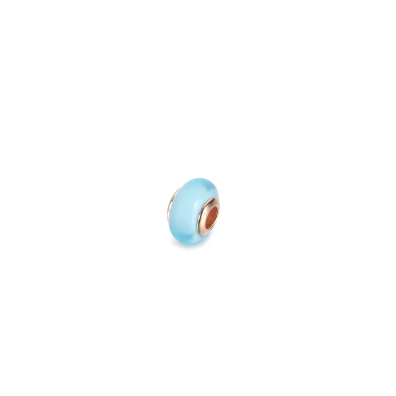 (image for) PANDORA Matte Blue Murano Glass Charm - 789420C00 - View 2