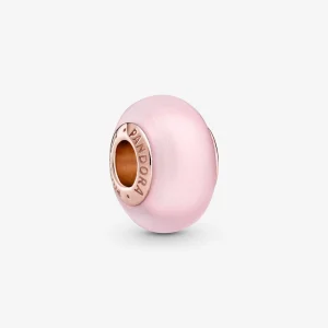 (image for) PANDORA Matte Pink Murano Glass Charm - 789421C00