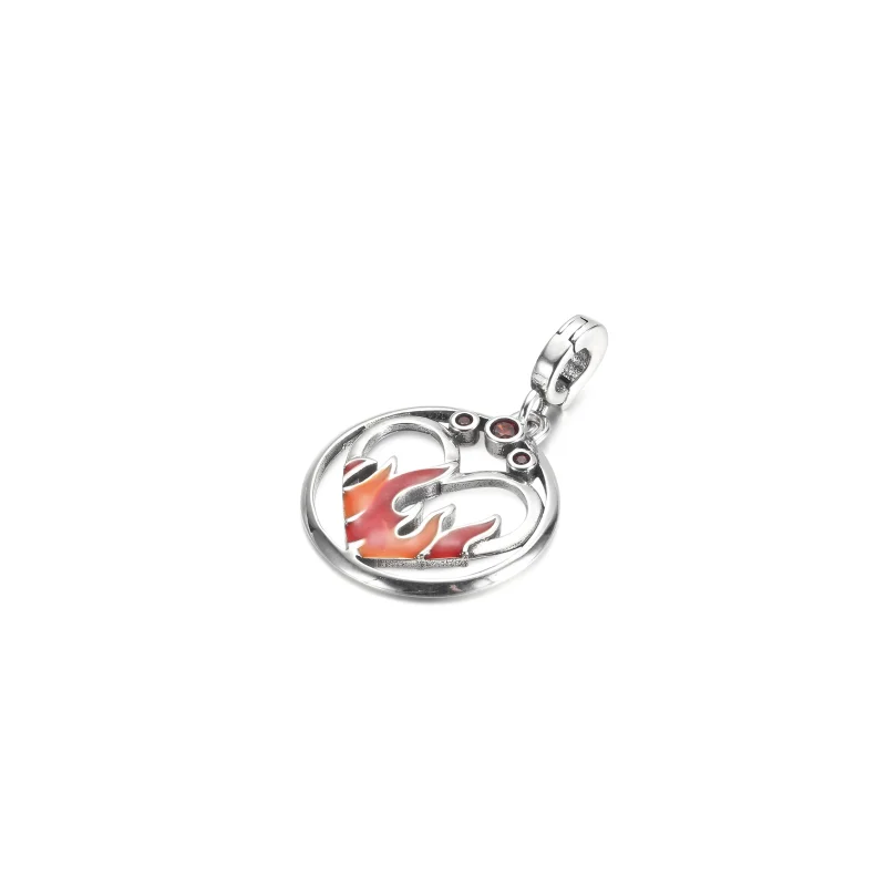 (image for) Pandora ME Fire Inside Medallion - 799674C01 - View 2