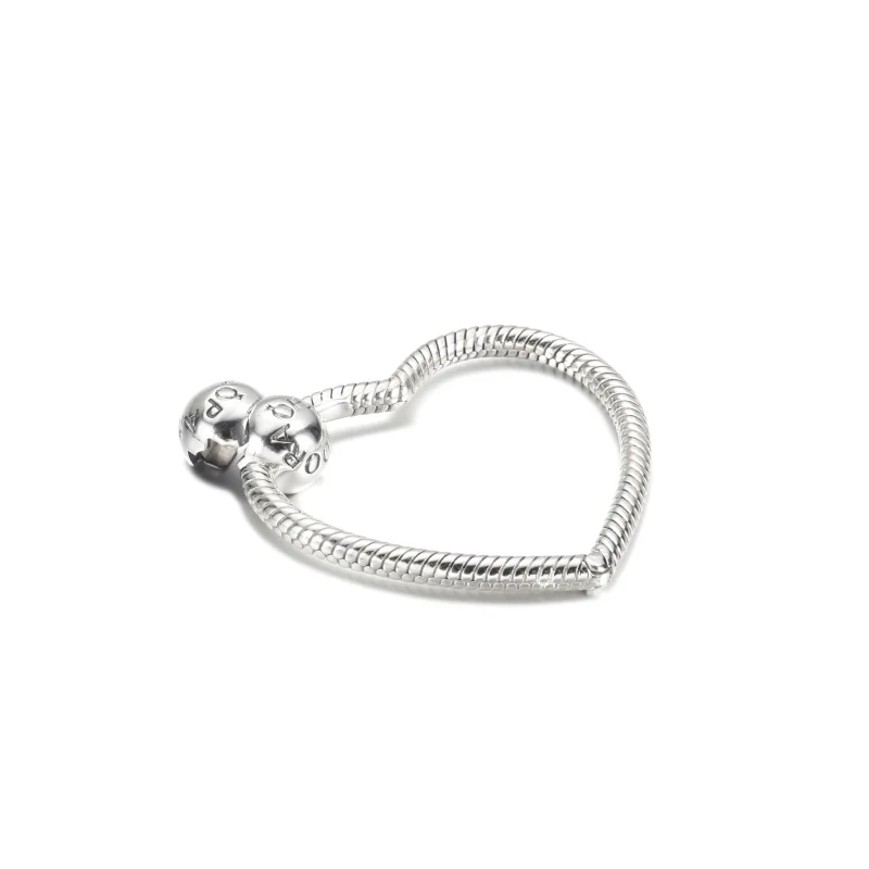 (image for) Pandora Moments Heart Charm Holder - 399505C00 - View 4