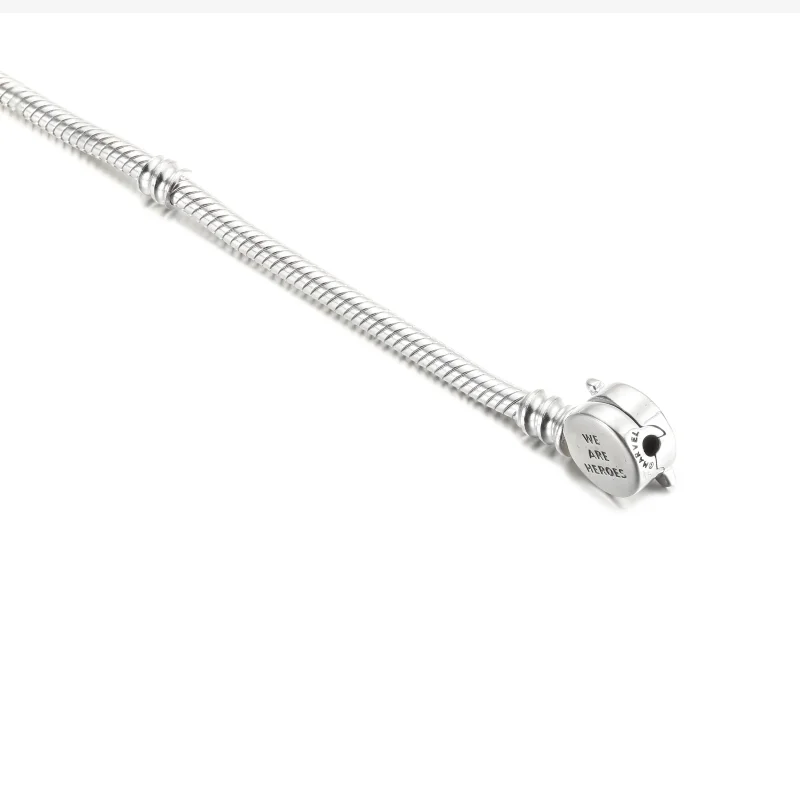 (image for) Pandora Moments Marvel The Avengers Logo Clasp Snake Chain Bracelet - 590784C00 - View 5