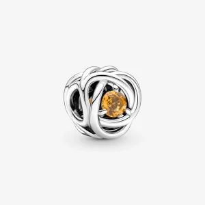 (image for) PANDORA November Honey Eternity Circle Charm - 790065C04