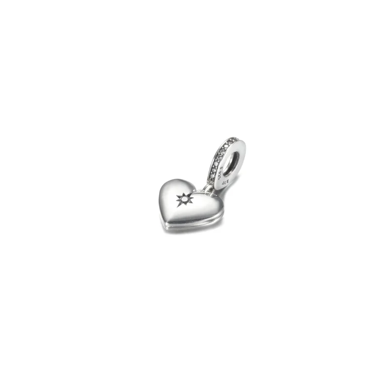 (image for) PANDORA Openable Heart Locket Dangle Charm - 799537C01 - View 2