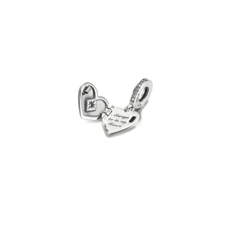 (image for) PANDORA Openable Heart Locket Dangle Charm - 799537C01 - View 4