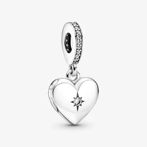 (image for) PANDORA Openable Heart Locket Dangle Charm - 799537C01