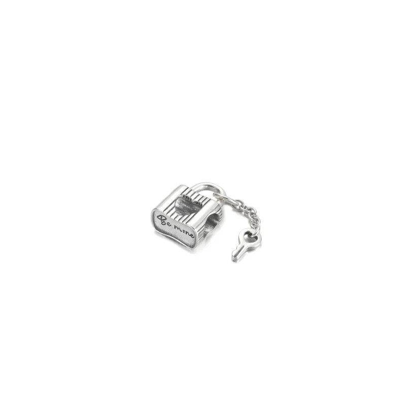 (image for) PANDORA Padlock & Heart Key Charm - 790095C01 - View 2