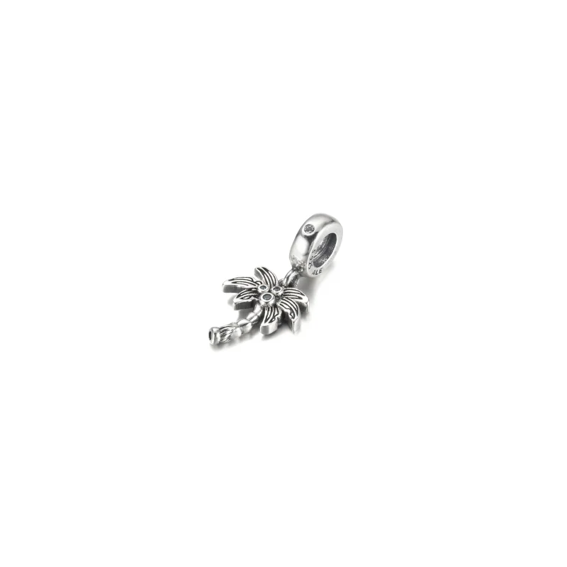 (image for) PANDORA Palm Tree & Coconuts Dangle Charm - 799438C01 - View 2