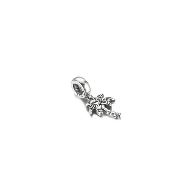 (image for) PANDORA Palm Tree & Coconuts Dangle Charm - 799438C01 - View 3