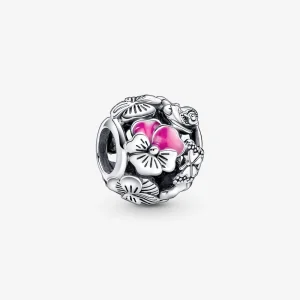 (image for) PANDORA Pansy Flower Friends Charm - 790759C01