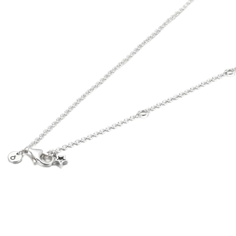 (image for) PANDORA Pavé Asymmetric Star Collier Necklace - 390020C01 - View 4