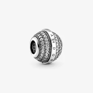 (image for) PANDORA Pave & Logo Charm - 799489C01